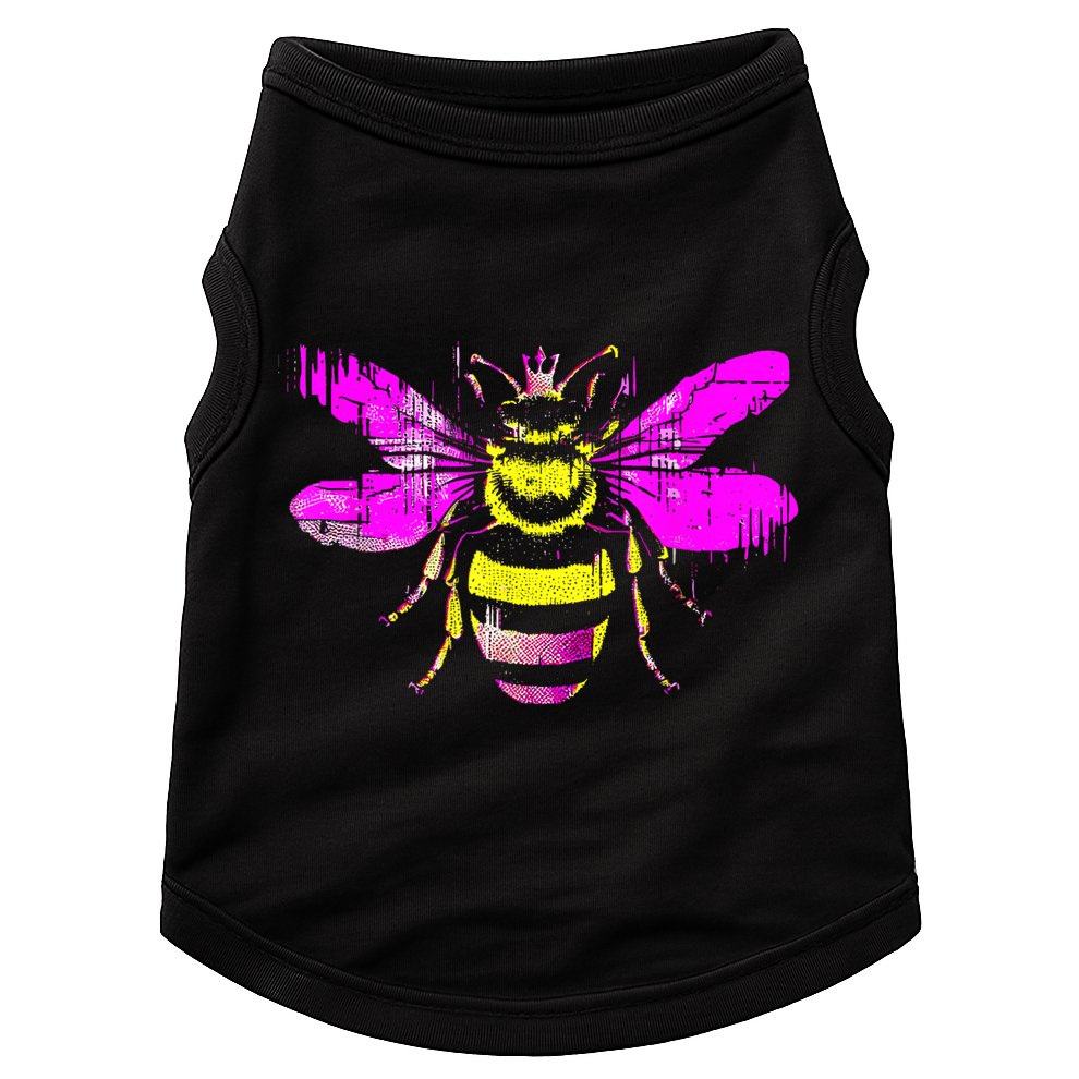 Queen Bee Honey Bee Vintage Doggie Tank