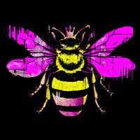 Queen Bee Honey Bee Vintage Doggie Tank