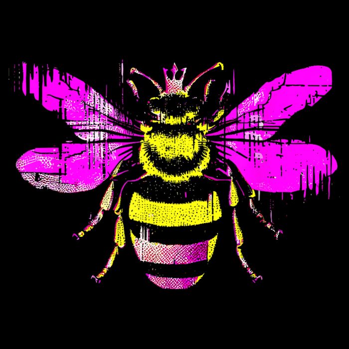 Queen Bee Honey Bee Vintage Doggie Tank