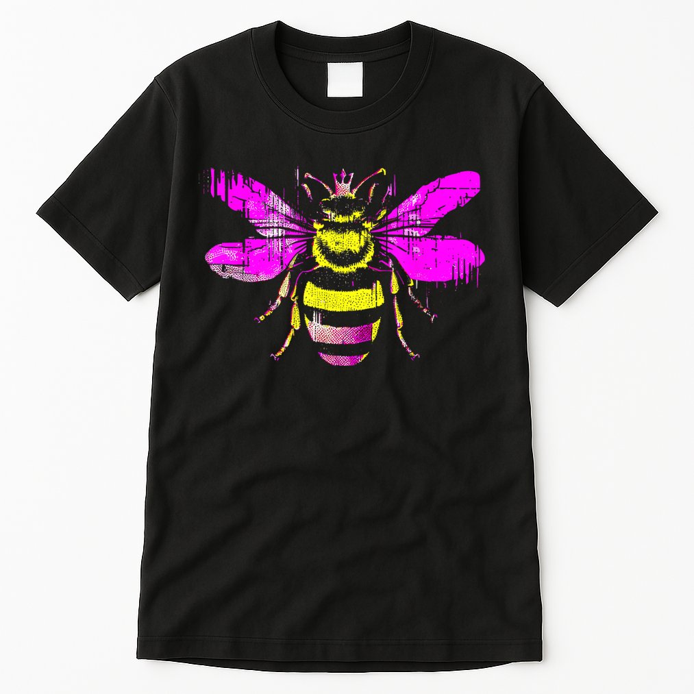 Queen Bee Honey Bee Vintage Tall T-Shirt