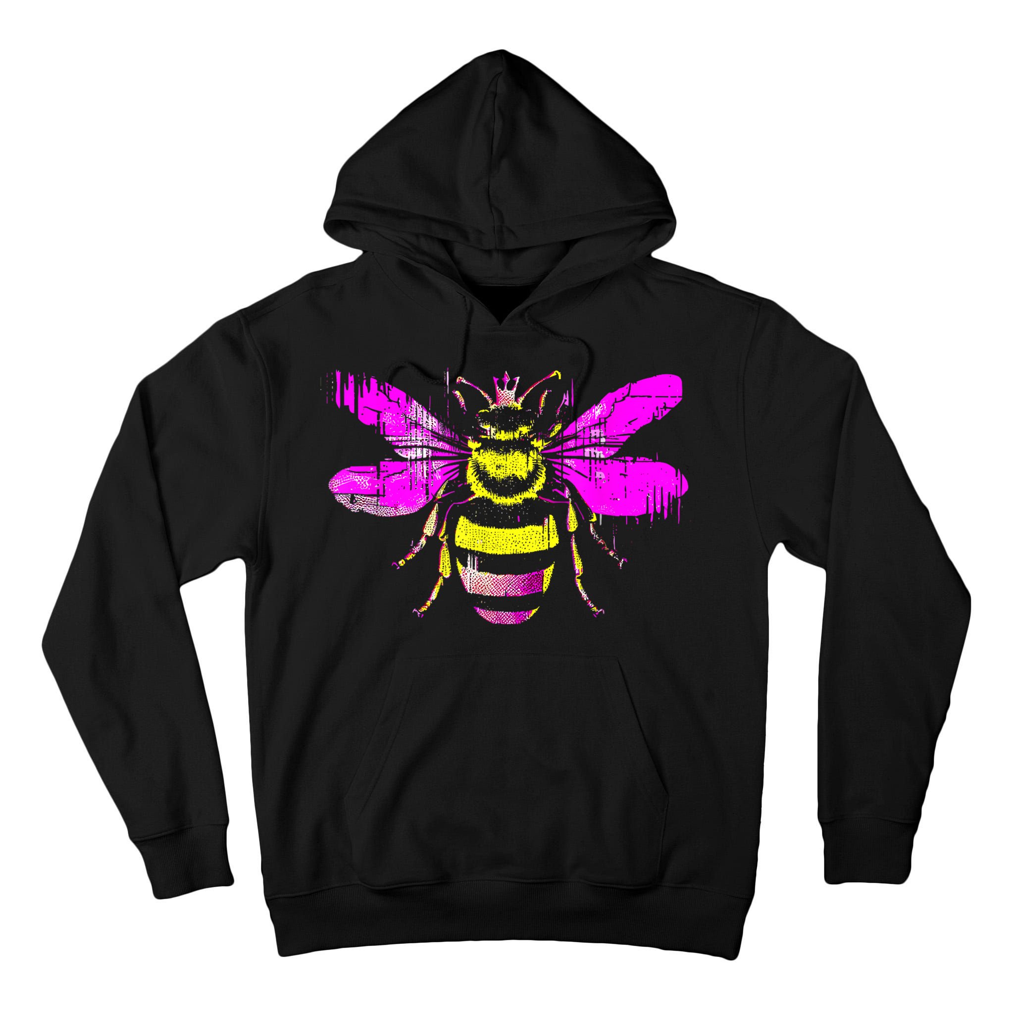 Queen Bee Honey Bee Vintage Tall Hoodie