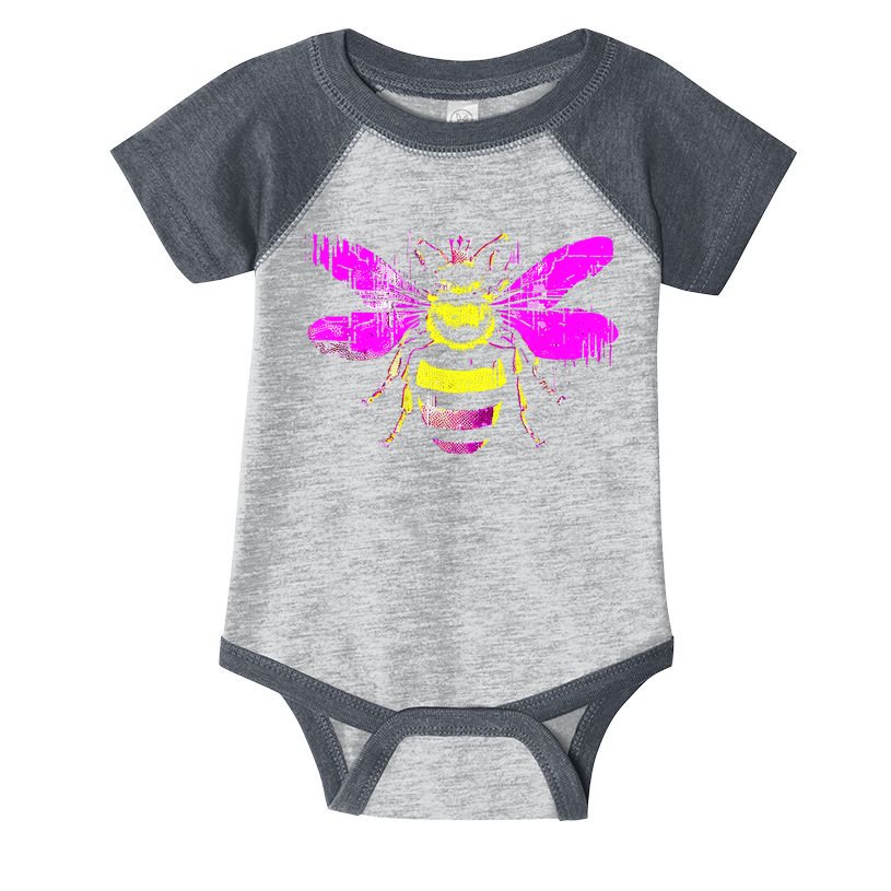 Queen Bee Honey Bee Vintage Infant Baby Jersey Bodysuit