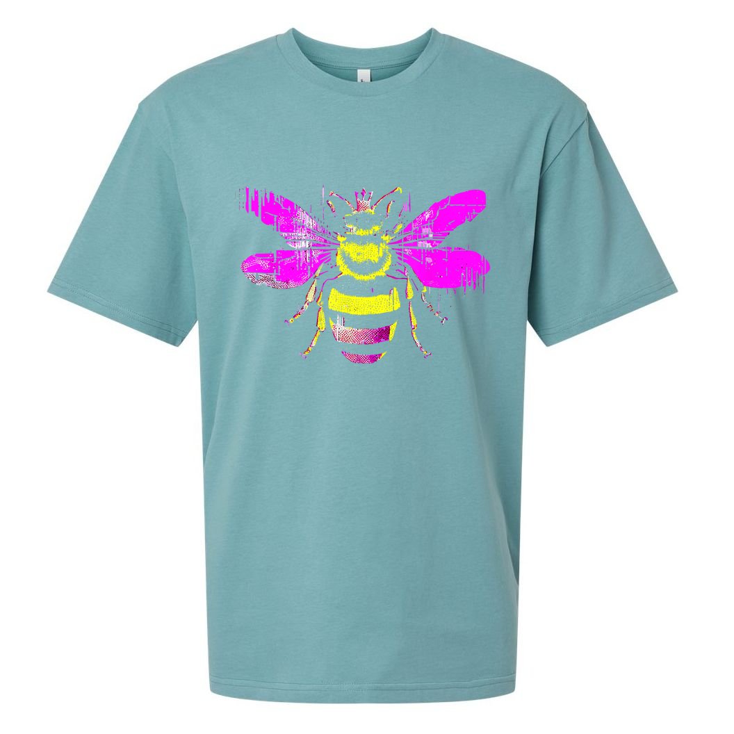 Queen Bee Honey Bee Vintage Sueded Cloud Jersey T-Shirt