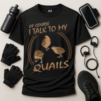 Quail Bird Lover Gift Just A  Who Loves Quails Cooling Performance Crew T-Shirt