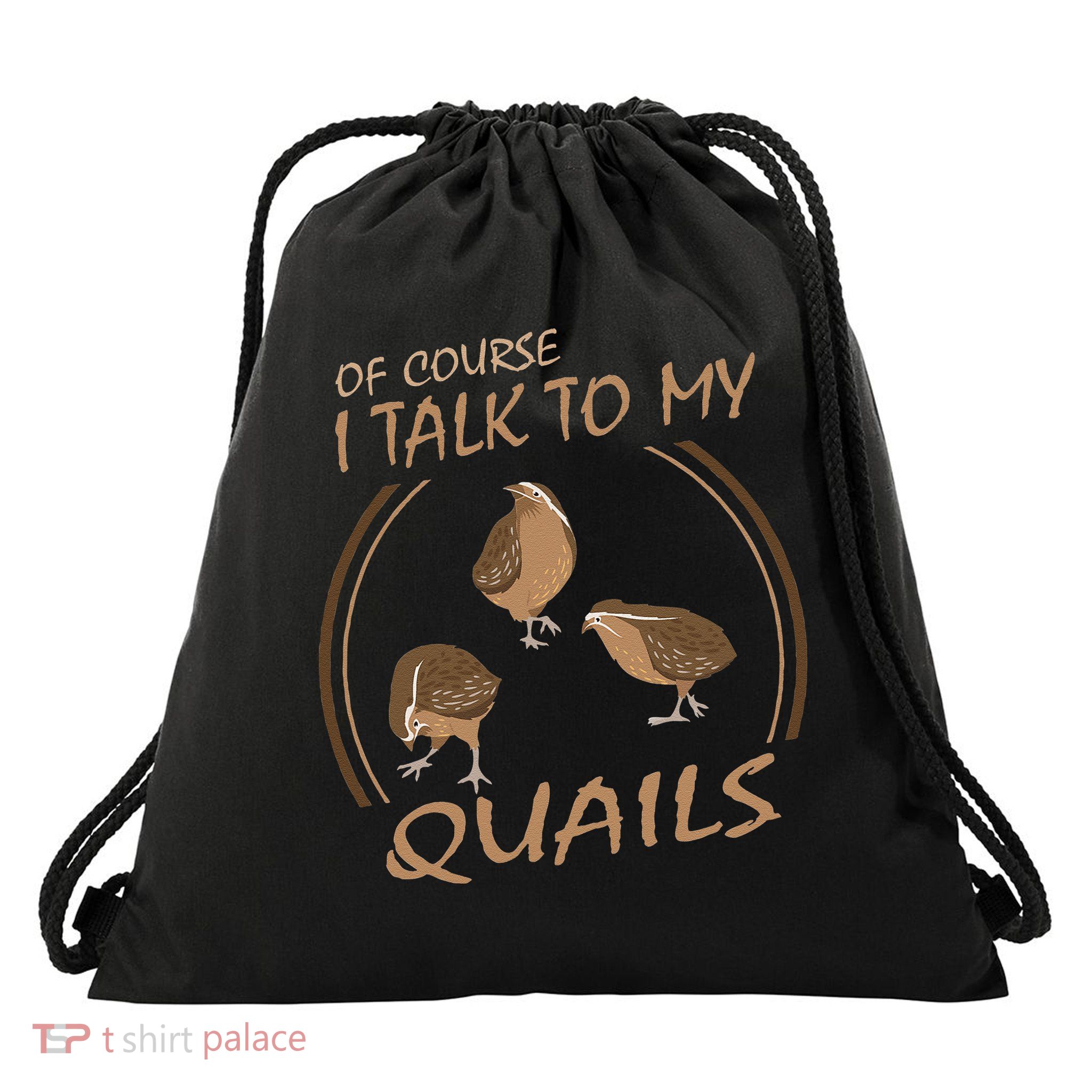 Quail Bird Lover Gift Just A  Who Loves Quails Drawstring Bag