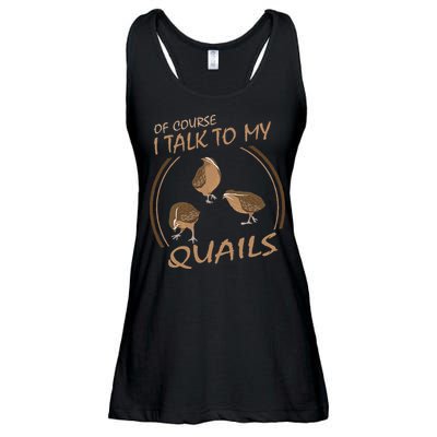 Quail Bird Lover Gift Just A  Who Loves Quails Ladies Essential Flowy Tank