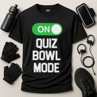 Quiz Bowl Mode On Cool For Quiz Bowl Team Members Cooling Performance Crew T-Shirt