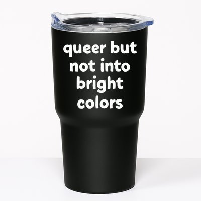 Queer But Not Into Bright Colors Tumbler