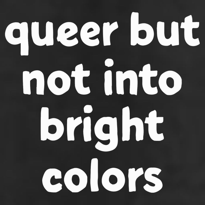 Queer But Not Into Bright Colors Golf Towel