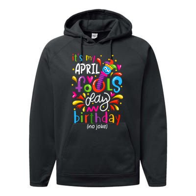 Queen Born On April 1st April Fools Day Birthday Performance Fleece Hoodie