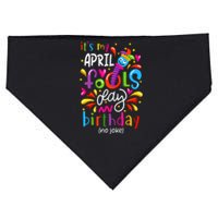 Queen Born On April 1st April Fools Day Birthday USA-Made Doggie Bandana