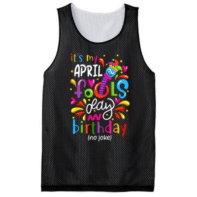 Queen Born On April 1st April Fools Day Birthday Mesh Reversible Basketball Jersey Tank