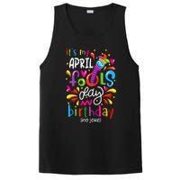 Queen Born On April 1st April Fools Day Birthday PosiCharge Competitor Tank