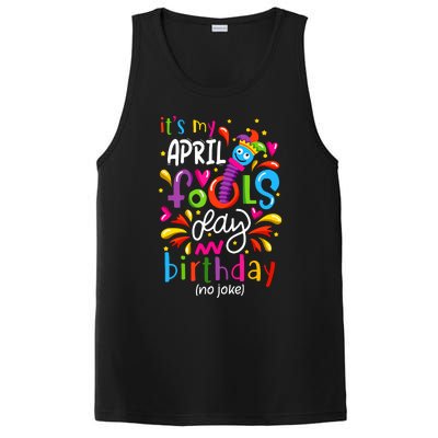 Queen Born On April 1st April Fools Day Birthday PosiCharge Competitor Tank