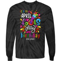 Queen Born On April 1st April Fools Day Birthday Tie-Dye Long Sleeve Shirt