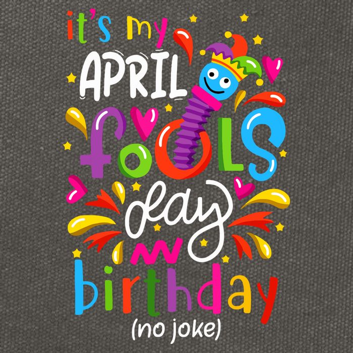 Queen Born On April 1st April Fools Day Birthday Cotton Canvas Backpack
