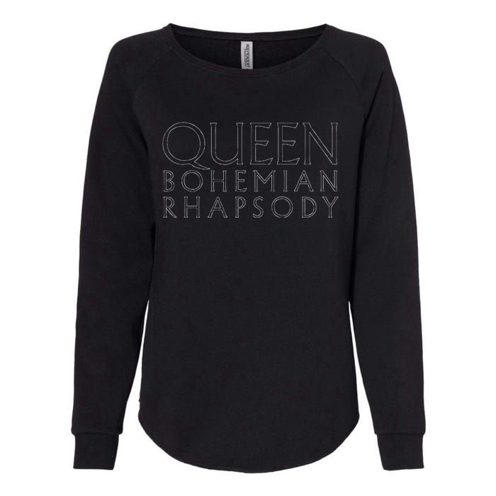 Queen Bohemian Rhapsody Womens California Wash Sweatshirt