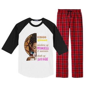 Queen Birthday Virgo August Or September Gift Raglan Sleeve Pajama Set