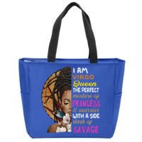 Queen Birthday Virgo August Or September Gift Zip Tote Bag