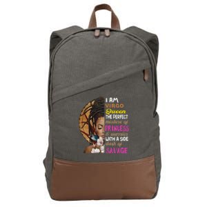 Queen Birthday Virgo August Or September Gift Cotton Canvas Backpack