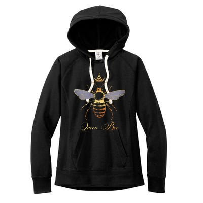 Queen Crown Bee Beekeeping Honey LoverKeeper Women's Fleece Hoodie