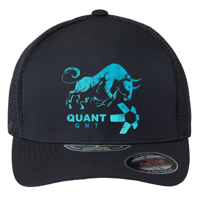 Quant Crypto Bullrun Qnt Token Blockchain Rich Millionaire Great Gift Flexfit Unipanel Trucker Cap