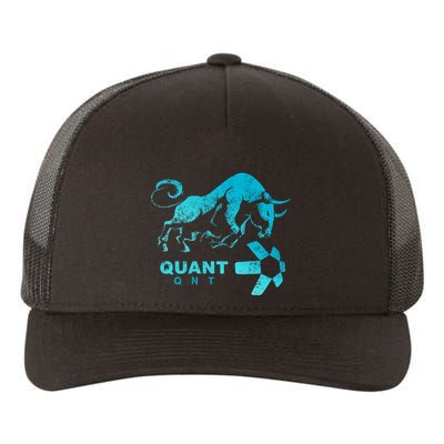 Quant Crypto Bullrun Qnt Token Blockchain Rich Millionaire Great Gift Yupoong Adult 5-Panel Trucker Hat