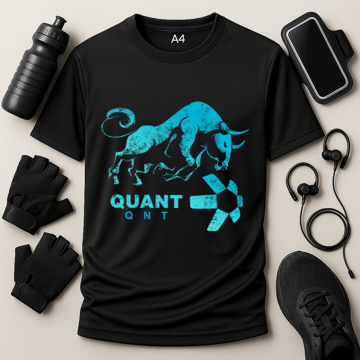 Quant Crypto Bullrun Qnt Token Blockchain Rich Millionaire Great Gift Performance Shirt