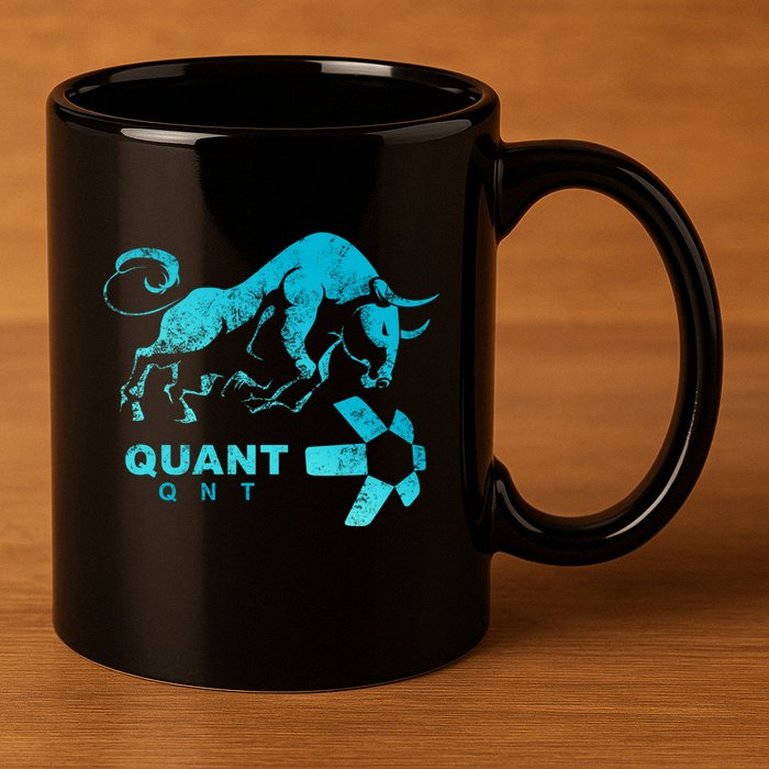 Quant Crypto Bullrun Qnt Token Blockchain Rich Millionaire Great Gift 11oz C Handle Ceramic Mug