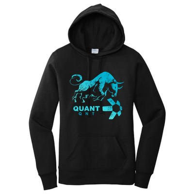 Quant Crypto Bullrun Qnt Token Blockchain Rich Millionaire Great Gift Women's Pullover Hoodie