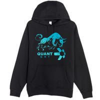 Quant Crypto Bullrun Qnt Token Blockchain Rich Millionaire Great Gift Premium Pullover Hoodie