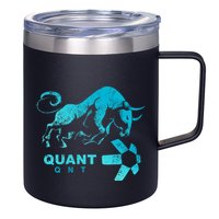 Quant Crypto Bullrun Qnt Token Blockchain Rich Millionaire Great Gift 12oz Stainless Steel Coffee Mug