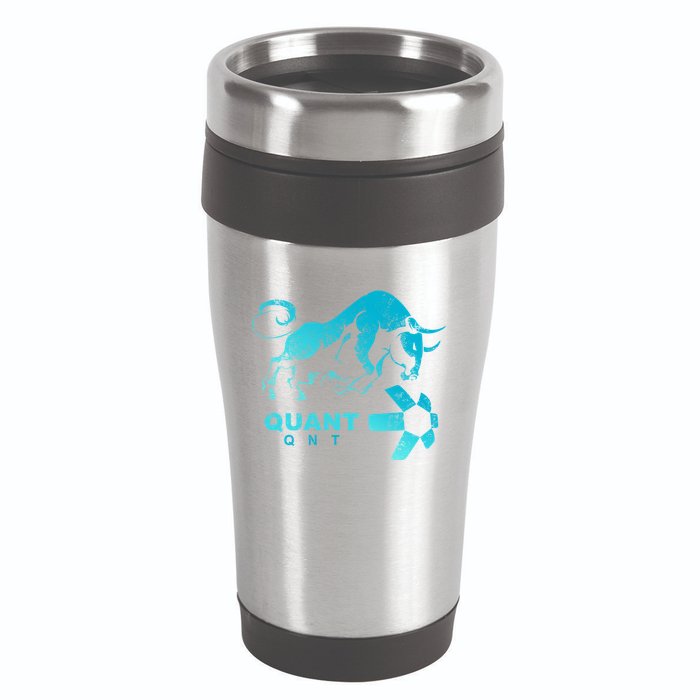 Quant Crypto Bullrun Qnt Token Blockchain Rich Millionaire Great Gift 16oz Travel Tumbler