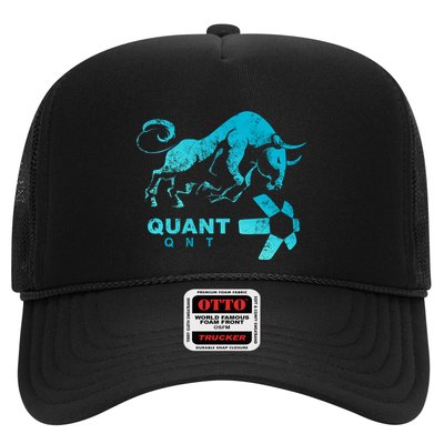 Quant Crypto Bullrun Qnt Token Blockchain Rich Millionaire Great Gift Trucker Hat