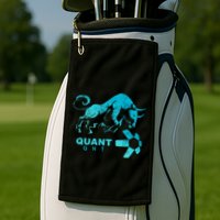 Quant Crypto Bullrun Qnt Token Blockchain Rich Millionaire Great Gift Golf Towel