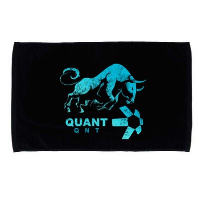 Quant Crypto Bullrun Qnt Token Blockchain Rich Millionaire Great Gift Microfiber Hand Towel
