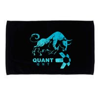 Quant Crypto Bullrun Qnt Token Blockchain Rich Millionaire Great Gift Microfiber Hand Towel