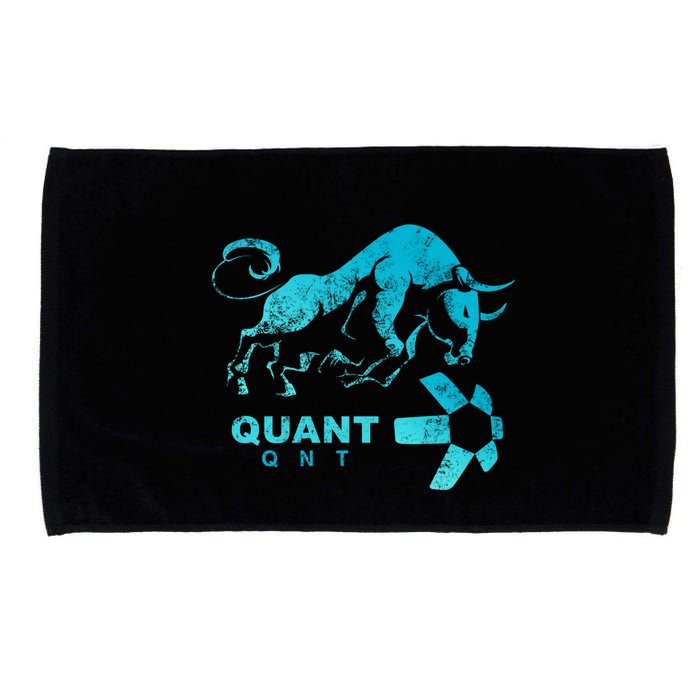 Quant Crypto Bullrun Qnt Token Blockchain Rich Millionaire Great Gift Microfiber Hand Towel