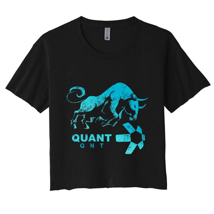 Quant Crypto Bullrun Qnt Token Blockchain Rich Millionaire Great Gift Crop Top