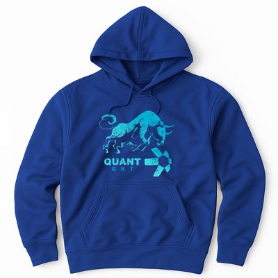 Quant Crypto Bullrun Qnt Token Blockchain Rich Millionaire Great Gift Hoodie
