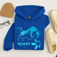 Quant Crypto Bullrun Qnt Token Blockchain Rich Millionaire Great Gift Hoodie