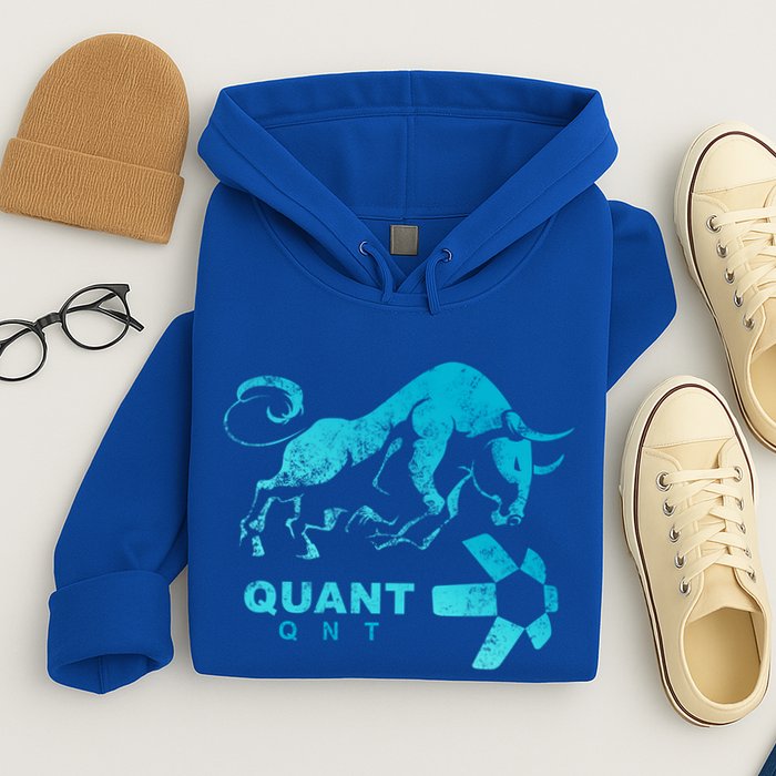 Quant Crypto Bullrun Qnt Token Blockchain Rich Millionaire Great Gift Hoodie