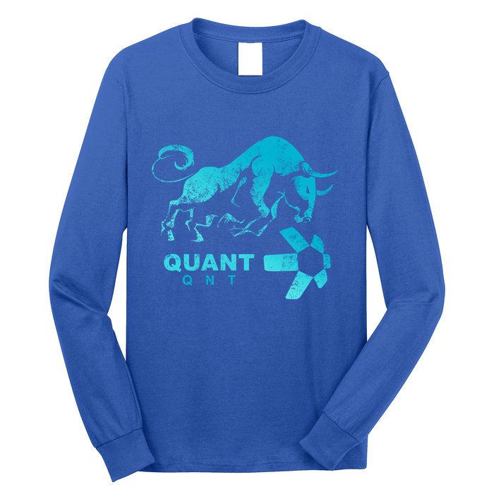 Quant Crypto Bullrun Qnt Token Blockchain Rich Millionaire Great Gift Long Sleeve Shirt