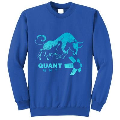Quant Crypto Bullrun Qnt Token Blockchain Rich Millionaire Great Gift Sweatshirt