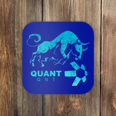 Quant Crypto Bullrun Qnt Token Blockchain Rich Millionaire Great Gift Coaster