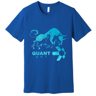 Quant Crypto Bullrun Qnt Token Blockchain Rich Millionaire Great Gift Premium T-Shirt