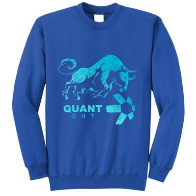 Quant Crypto Bullrun Qnt Token Blockchain Rich Millionaire Great Gift Tall Sweatshirt