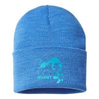 Quant Crypto Bullrun Qnt Token Blockchain Rich Millionaire Great Gift Sustainable Knit Beanie