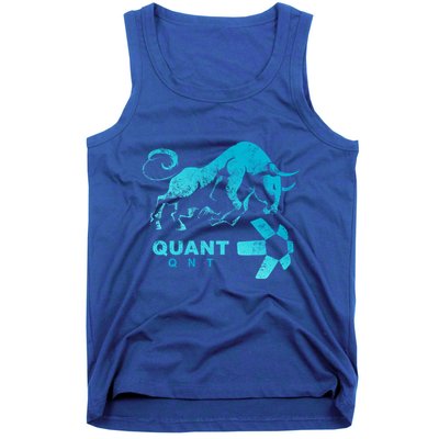 Quant Crypto Bullrun Qnt Token Blockchain Rich Millionaire Great Gift Tank Top