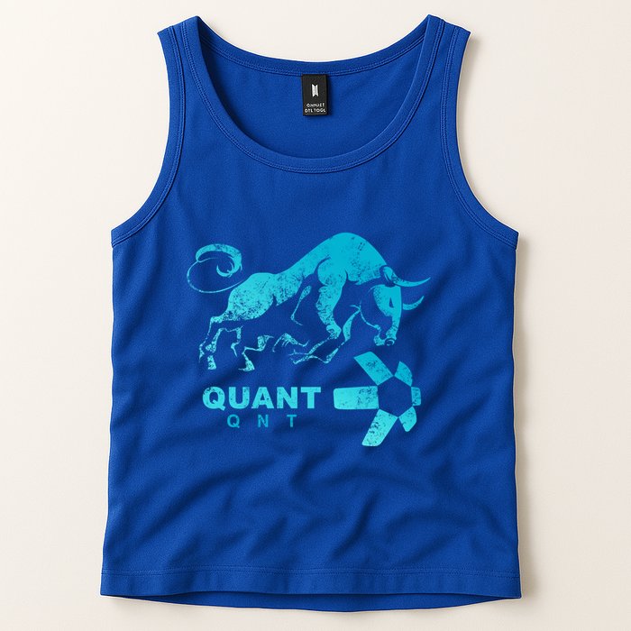 Quant Crypto Bullrun Qnt Token Blockchain Rich Millionaire Great Gift Tank Top